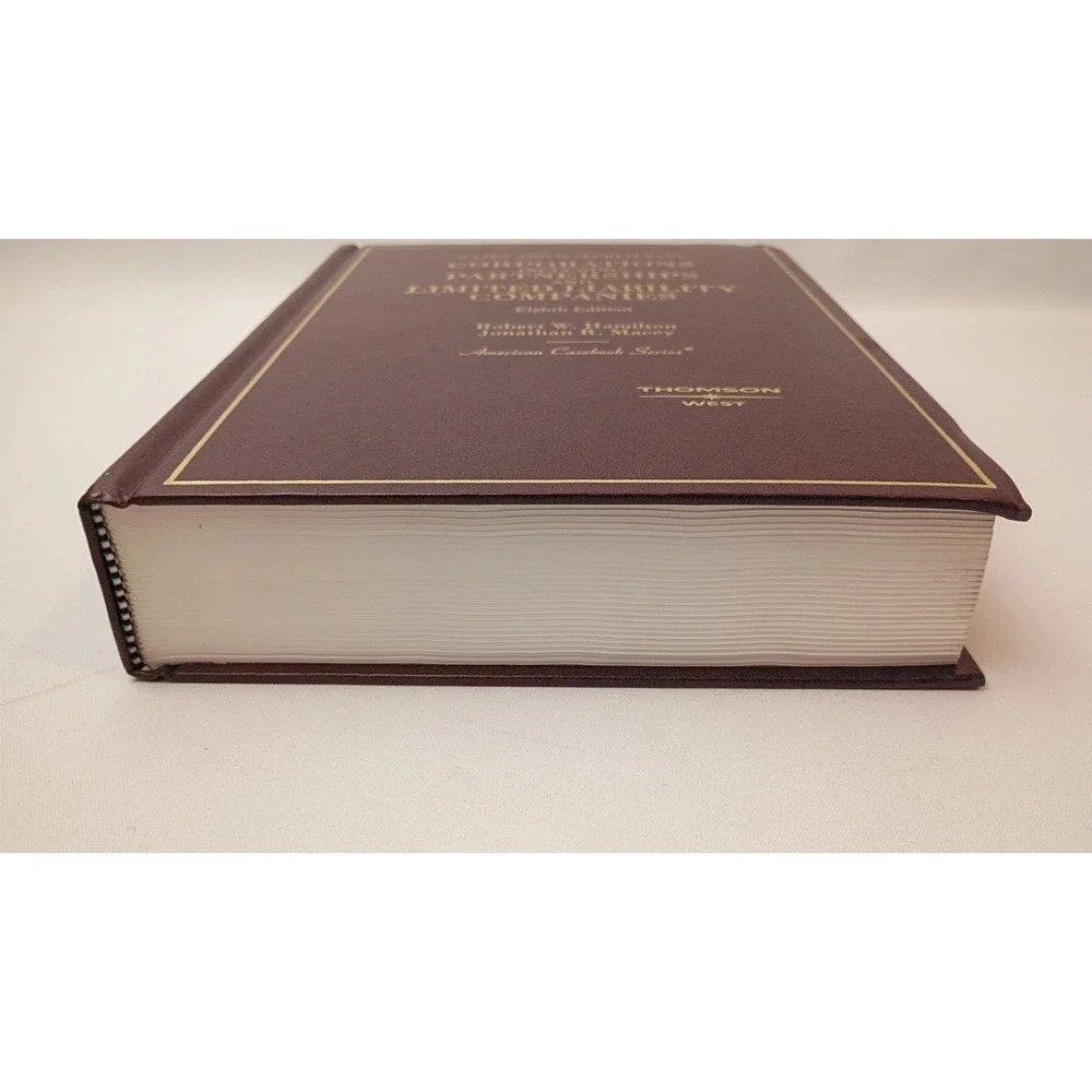 Corporations, Including Partnerships and Limited Partnerships 8th Ed. Hamilton